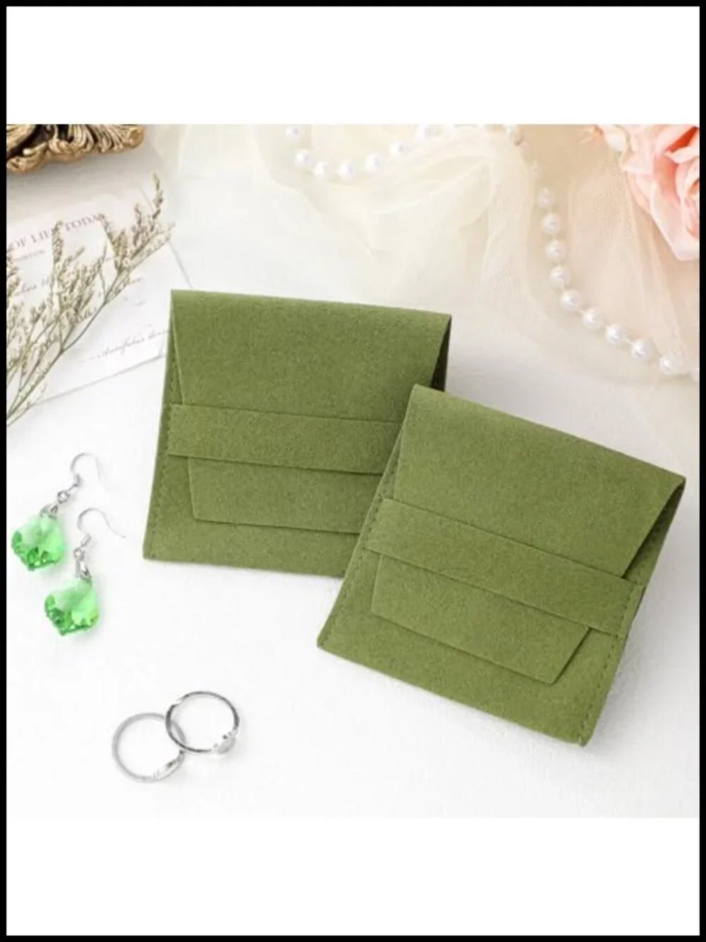 Microfiber Jewelry Pouch Bulk 40 Pack Gift Bags Drawstring Small Storage